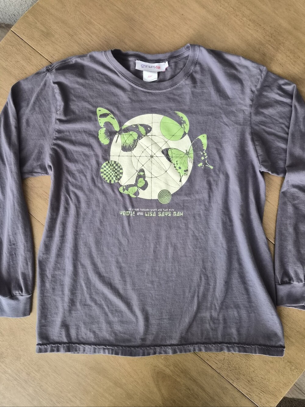 Lisa Says Gah x Yowie Butterfly Long Sleeve Tee